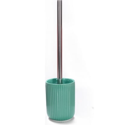 Ершик для унитаза Аквалиния Плиссе бирюзовый CE1610B-TOH