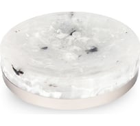 Мыльница Аквалиния Мрамор белый B2043A-Y