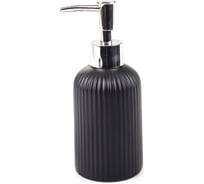 Дозатор для жидкого мыла Аквалиния Плиссе черный CE1610QA-LD
