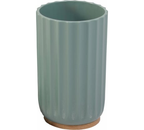 Стакан для зубных щеток Аквалиния Бамбук B1243W-2