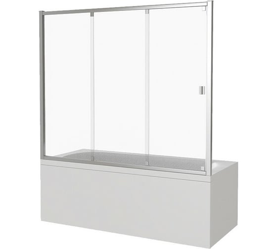 Шторка для ванны GooD DooR SCREEN WTW-140-G-CH ПД00108
