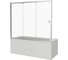 Шторка для ванны GooD DooR SCREEN WTW-140-C-CH ПД00101 2