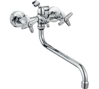 Смеситель для ванны Ekko длинный излив, переключатель в корпусе E2612-1