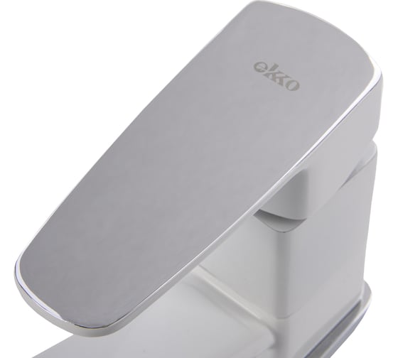 Смеситель для раковины Ekko с гайкой, белый E45301