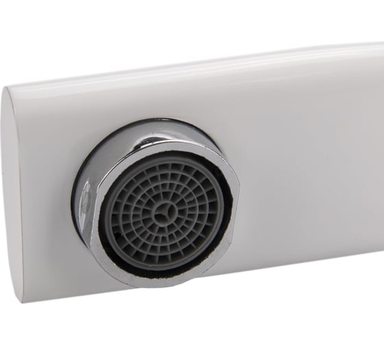 Смеситель для раковины Ekko с гайкой, белый E45301