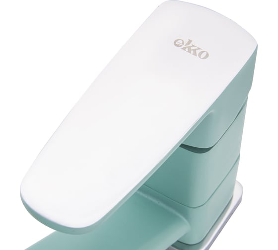 Смеситель для раковины Ekko с гайкой, бирюзовый E45303