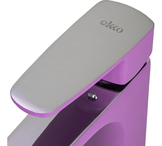 Смеситель для раковины Ekko с гайкой, фиолетовый E10302