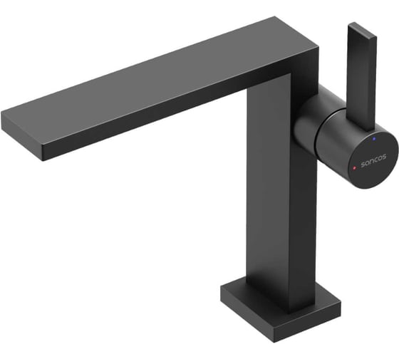 Смеситель для раковины Sancos Linn, черный матовый SC9019MB