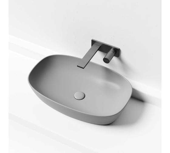 Смеситель для раковины Sancos Nexus с внутренней частью, вороненая сталь SC9013GG