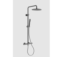 Душевая стойка Sancos с термостатом Etna, вороненая сталь, арт. SC9007GG