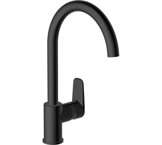 Смеситель для кухни с изливом Vitra Flow Soft C-типа черный матовый A4341936EXP