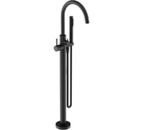 Смеситель для ванны напольный Sancos Etna черный матовый SC9009MB