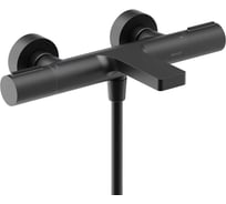 Термостатический смеситель для ванны и душа Sancos Etna черный матовый SC9006MB