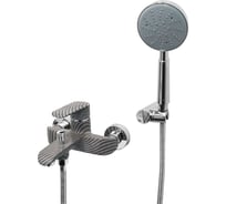 Смеситель для ванны Gekko короткий излив ГЛОРИЯ КАРБОН 01 СМ-ВЛ14