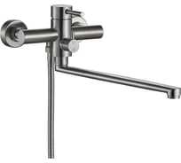 Смеситель для ванны Olive's с длинным изливом кругл. нержавеющая сталь AKERO AK11221