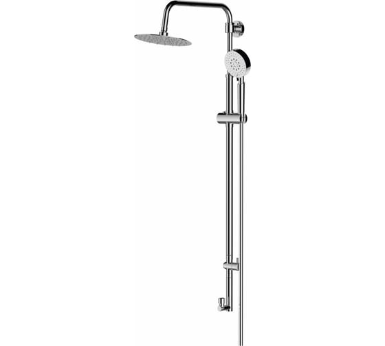 Душевая колонна BELBAGNO без смесителя, с верхним и ручным душем, хром BB-COLD-U-CRM