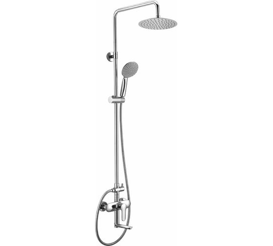 Душевая колонна со смесителем для ванны BELBAGNO RENO с верхним и ручным душем REN-VSCM-CRM-IN