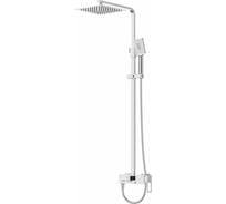 Душевая стойка со смесителем для ванны BELBAGNO LUCE с верхним и ручным душем, хром LUC-VSCM-CRM