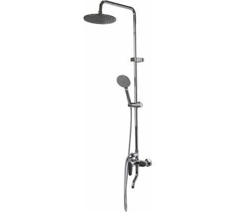 Душевая система MIXLINE ML2416 смеситель 40К, излив + лейка + душевой шланг + тропический душ 546107