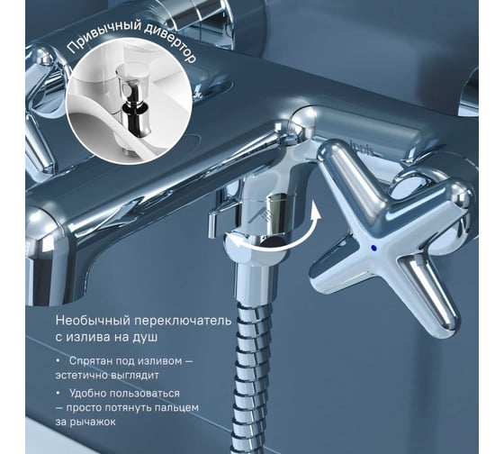Смеситель для ванны IDDIS Acros ACRSB02i02WA