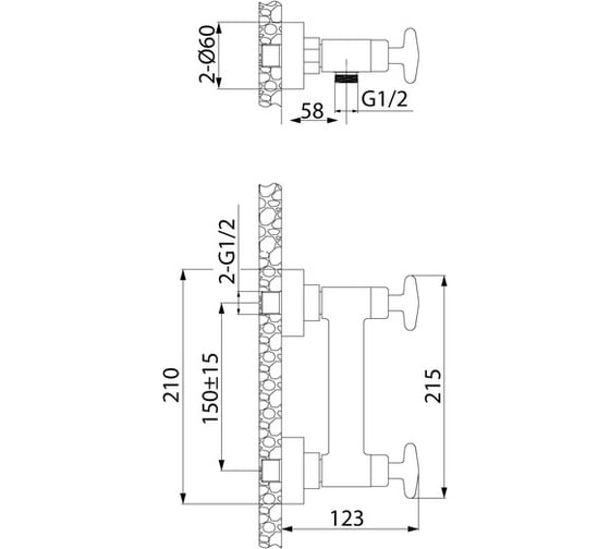 Смеситель для душа IDDIS Acros ACRSB00i03WA