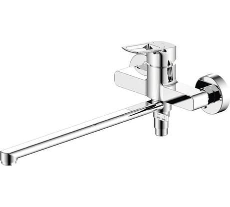 Смеситель для ванны IDDIS Spin с длинным изливом SPISBL2i10WA