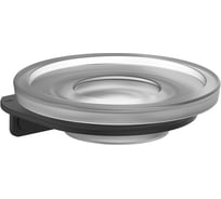 Мыльница IDDIS NOA нержавеющая сталь, черный матовый NOABLG0i42