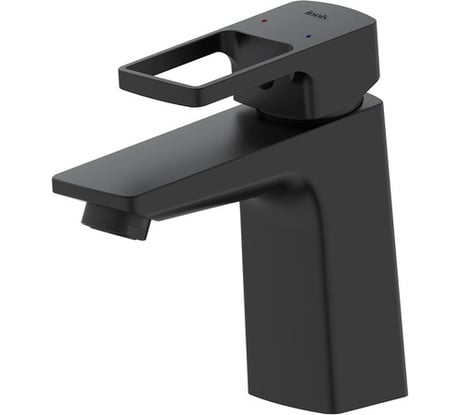 Смеситель для умывальника IDDIS Bild черный матовый BILBL00i01