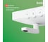 Смеситель для ванны IDDIS Shelfy с верхним душем, белый матовый SHEWTBTi06 10