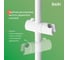 Смеситель для ванны IDDIS Shelfy с верхним душем, белый матовый SHEWTBTi06 12