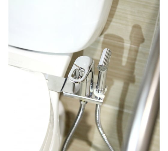 Смеситель на унитаз Frap с гигиеническим душем 40k F1250-2 c отверстием 544680