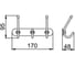 Планка Frap 3 крючка F201-3 515492 2