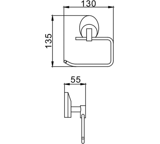 Держатель туалетной бумаги Frap F1603-3 514859