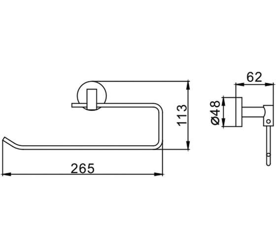 Держатель бумажного полотенца Frap F1703-2 514794