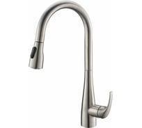 Смеситель для кухни BELBAGNO с выдвижным изливом, двухрежимный, сатин BB-LAM28-IN
