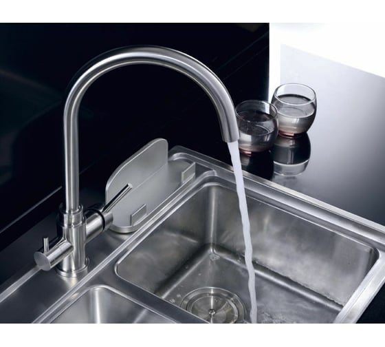 Смеситель для кухни BELBAGNO, нержавеющая сталь BB-LAM15A-IN