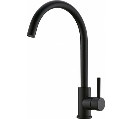 Смеситель для кухни BELBAGNO, нержавеющая сталь, черный BB-LAM03-2-IN-NERO