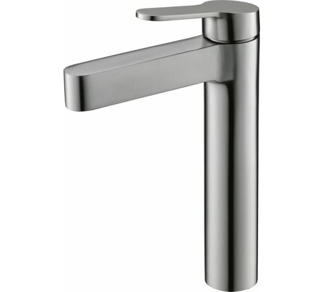 Смеситель для накладных раковин BELBAGNO DELTA нержавеющая сталь, сатин DEL-LMC-IN