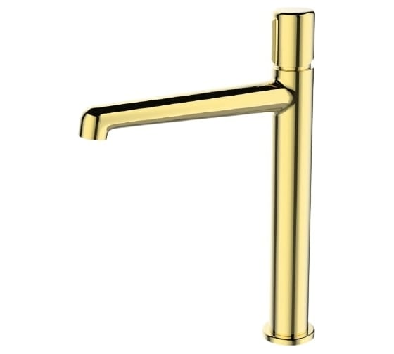Смеситель для накладных раковин BELBAGNO UNO без донного клапана, золото UNO-LMC-ORO-W0