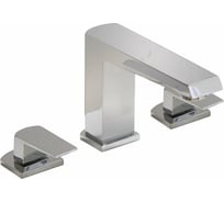 Смеситель для раковины на три отверстия BELBAGNO ARLIE без донного клапана ARL-LTF-CRM