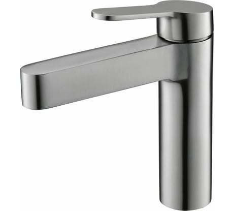 Смеситель для раковины BELBAGNO DELTA нержавеющая сталь, сатин DEL-LVM-IN