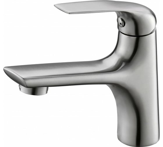 Смеситель для раковины BELBAGNO GAMMA без донного клапана, сатин GAM-LVM-25-IN