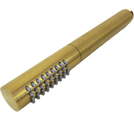 Душевая лейка Paini 53PJ155AS Tonda 22x210 мм, латунь, 1 режим, брашированное золото PVD 61733