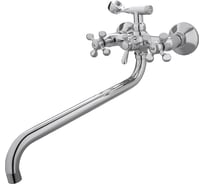 Смеситель для ванны Ekko длинный излив, переключатель в корпусе E26019