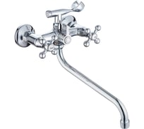 Смеситель для ванны Ekko длинный излив, переключатель в корпусе E26019-2