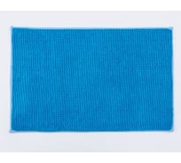 Коврик для ванны Доляна Букли 50х80 см, голубой 2353258