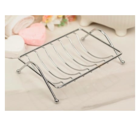 Мыльница Доляна прямоугольная, на ножках, 12х8х3 см 2813426