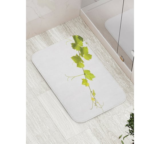 Коврик противоскользящий JoyArty "Виноградные листья" для ванной, сауны, бассейна, bath_21607 1