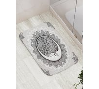 Коврик противоскользящий JoyArty "Луна рисует узоры" для ванной, сауны, бассейна, bath_17336