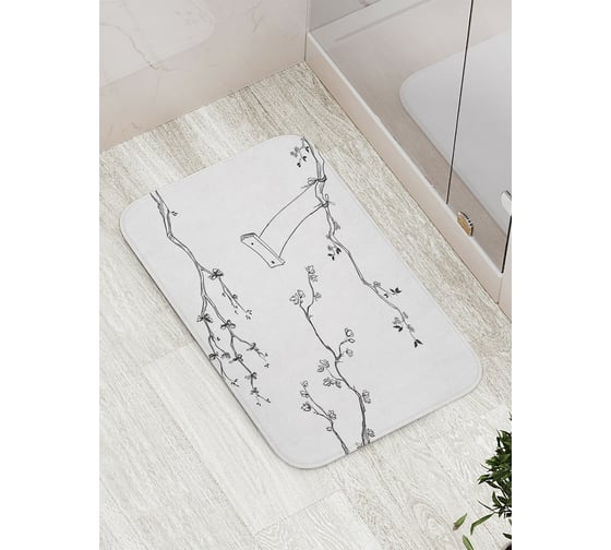 Коврик противоскользящий JoyArty "Небесные качели" для ванной, сауны, бассейна, bath_17095